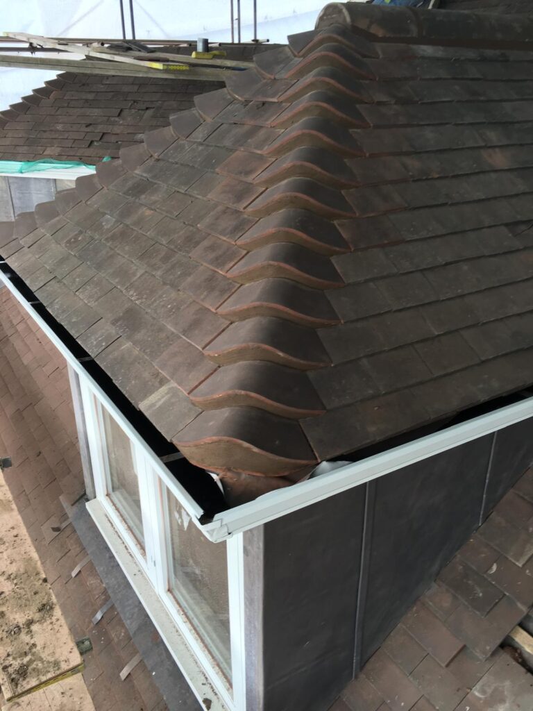 Roofing work