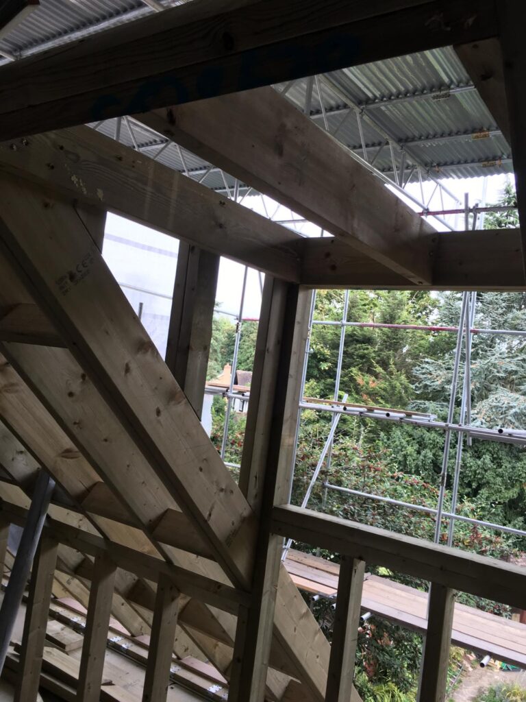 Roofing work