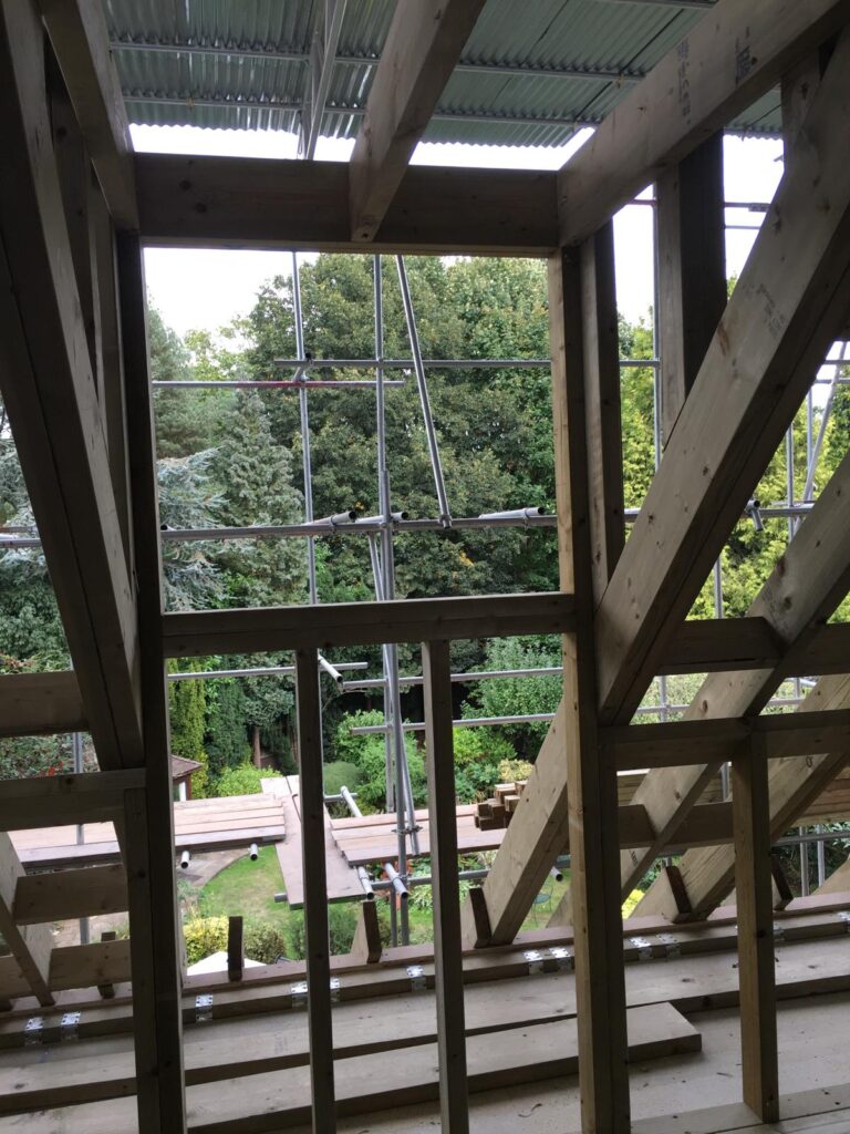 Roofing work