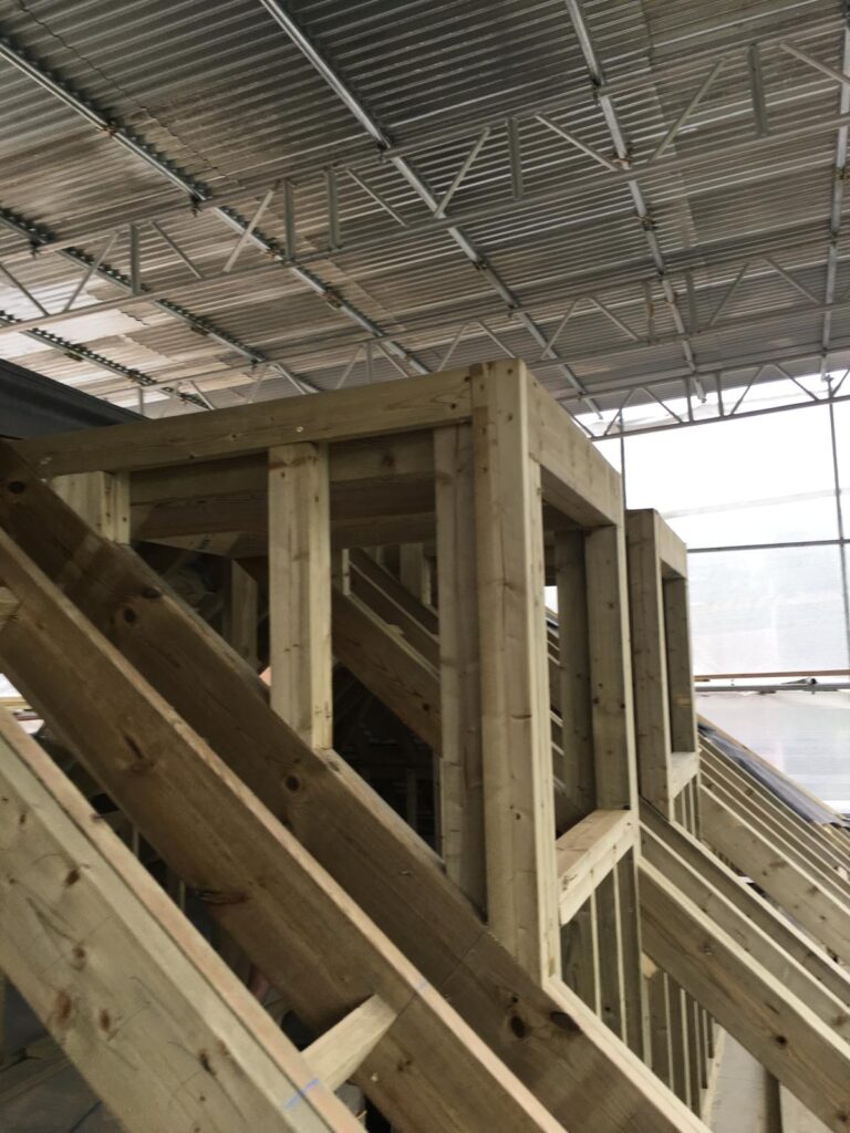 Roofing work