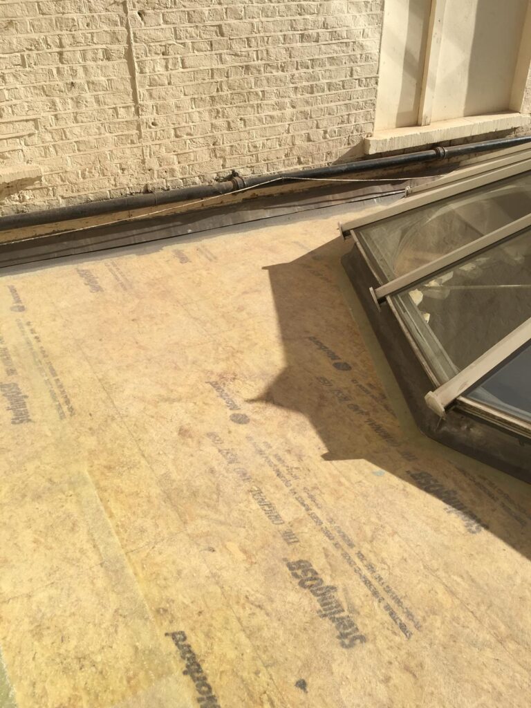 Roofing work