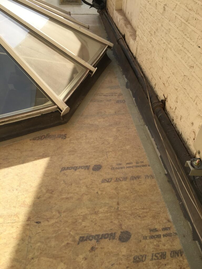Roofing work