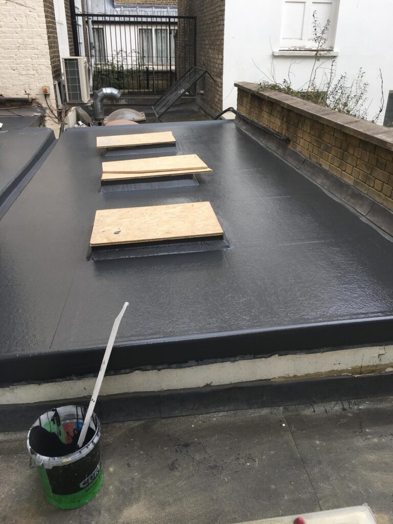 Roofing work