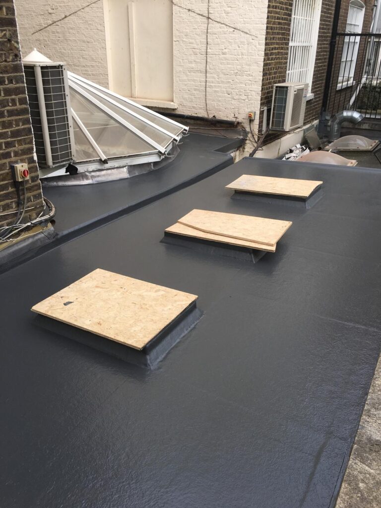 Roofing work