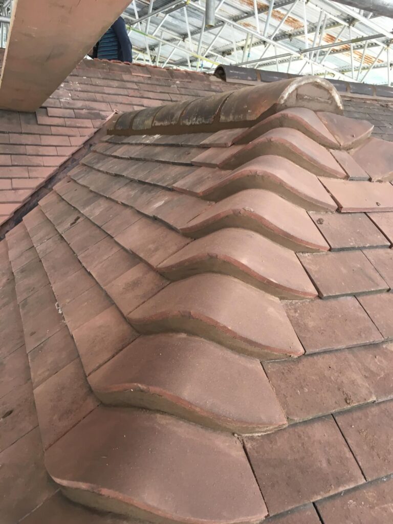 Roofing work