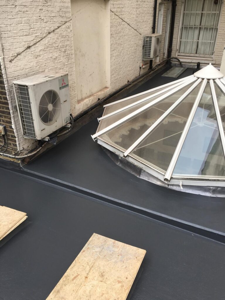 Roofing work