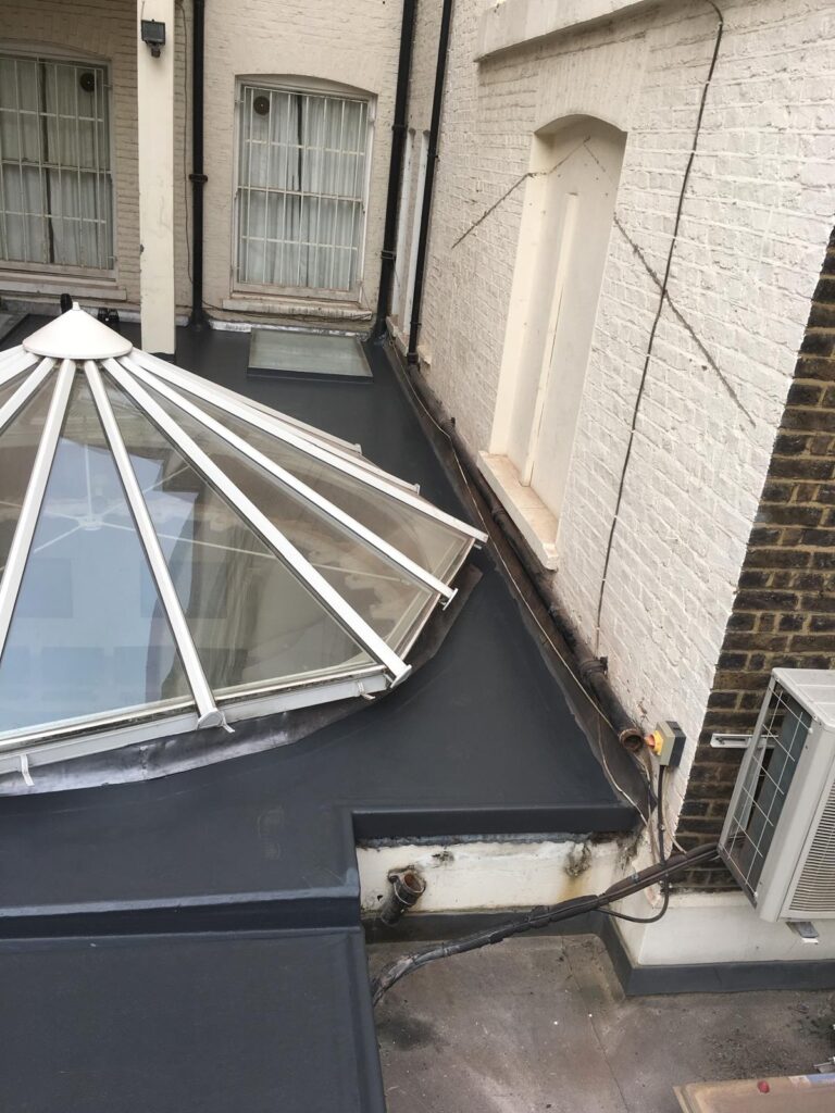 Roofing work