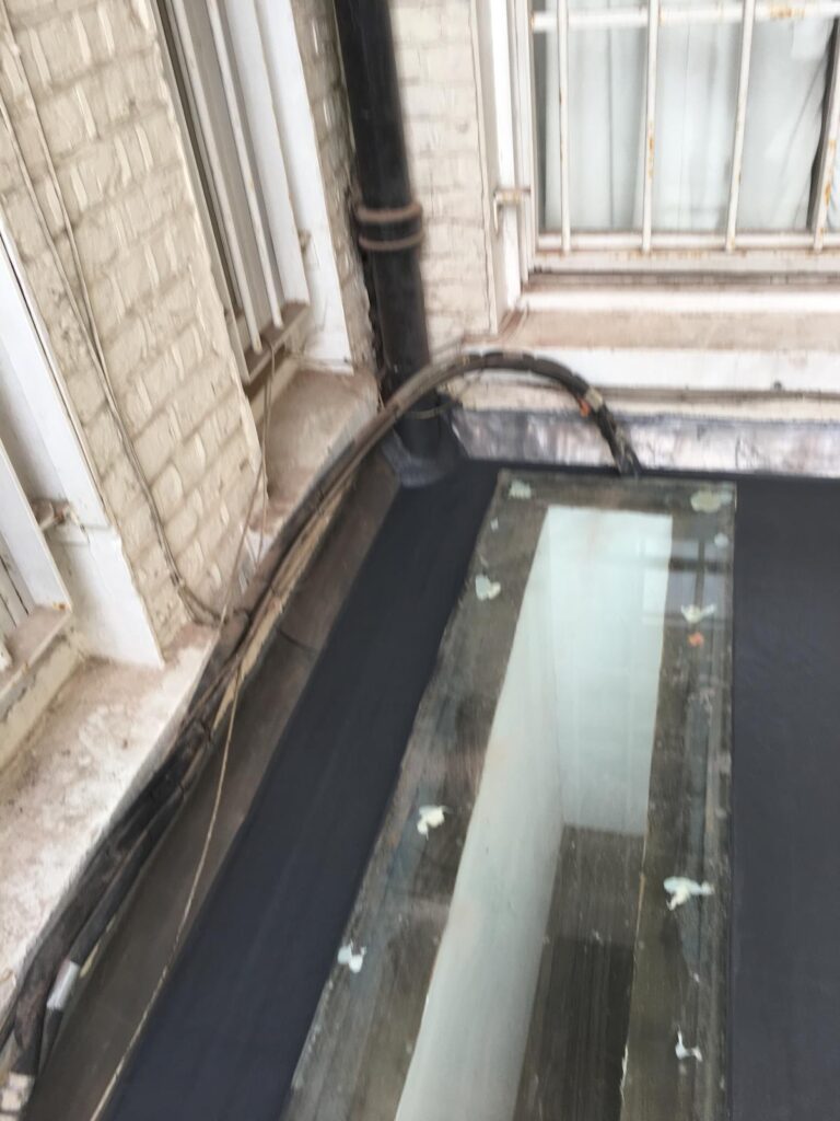 Roofing work