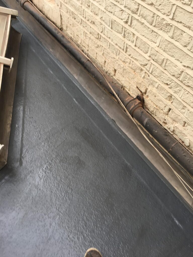 Roofing work