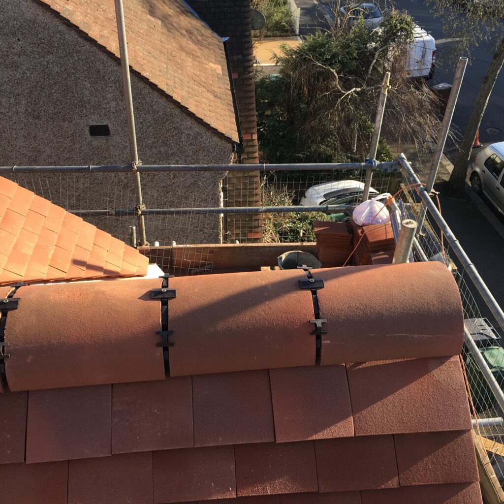 Roofing work
