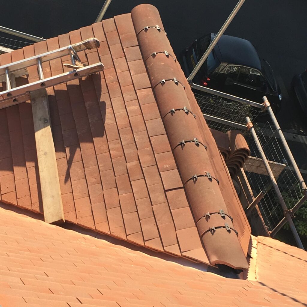 Roofing work