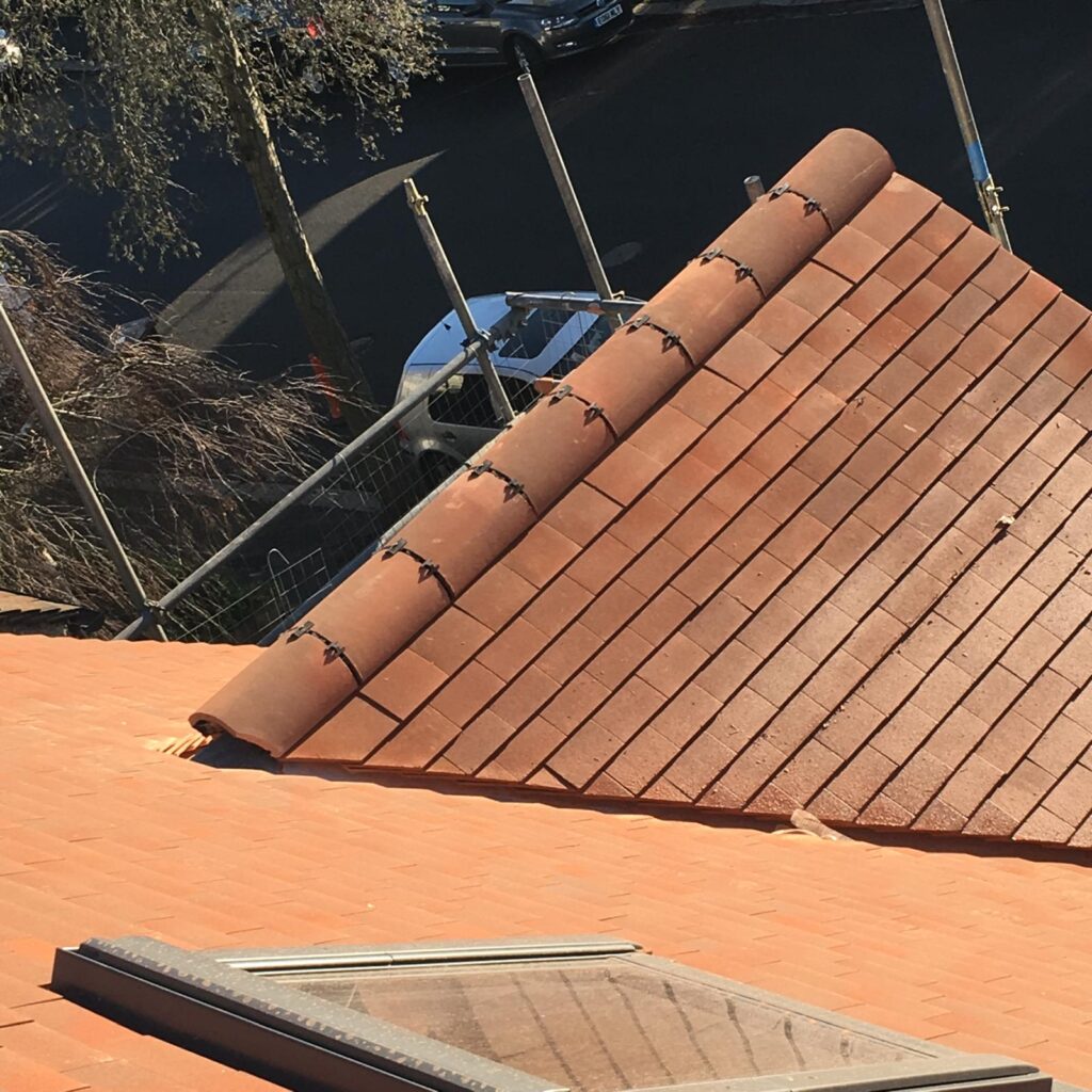 Roofing work