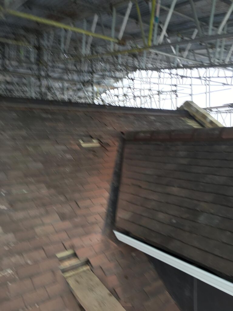 Roofing work