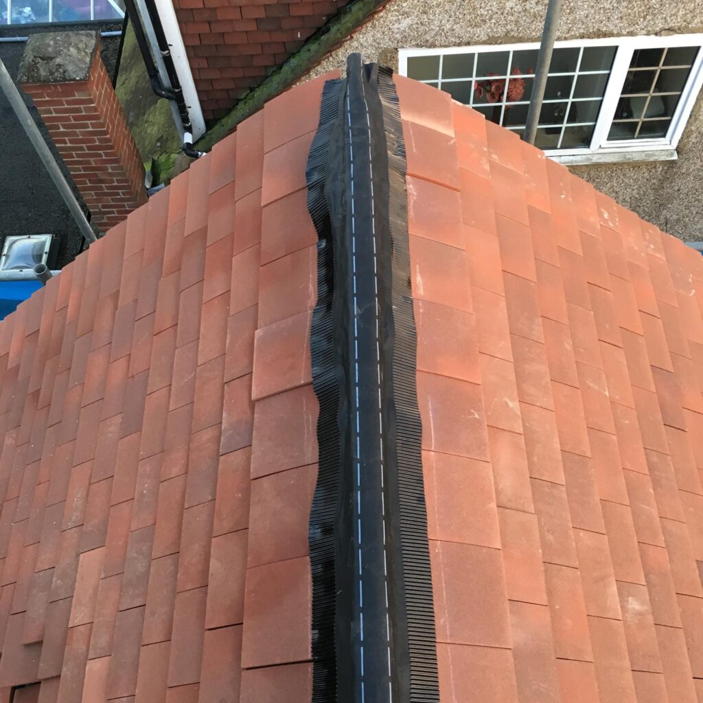 Roofing work