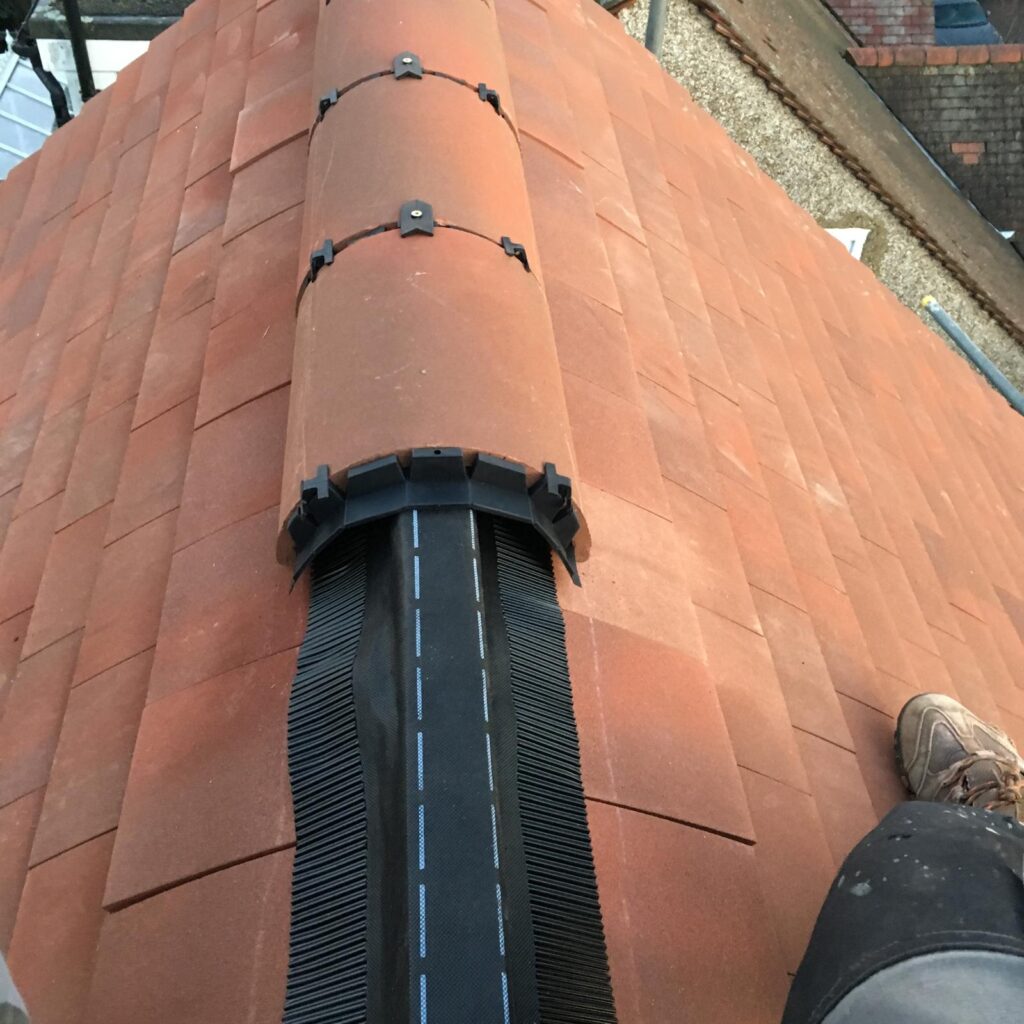 Roofing work