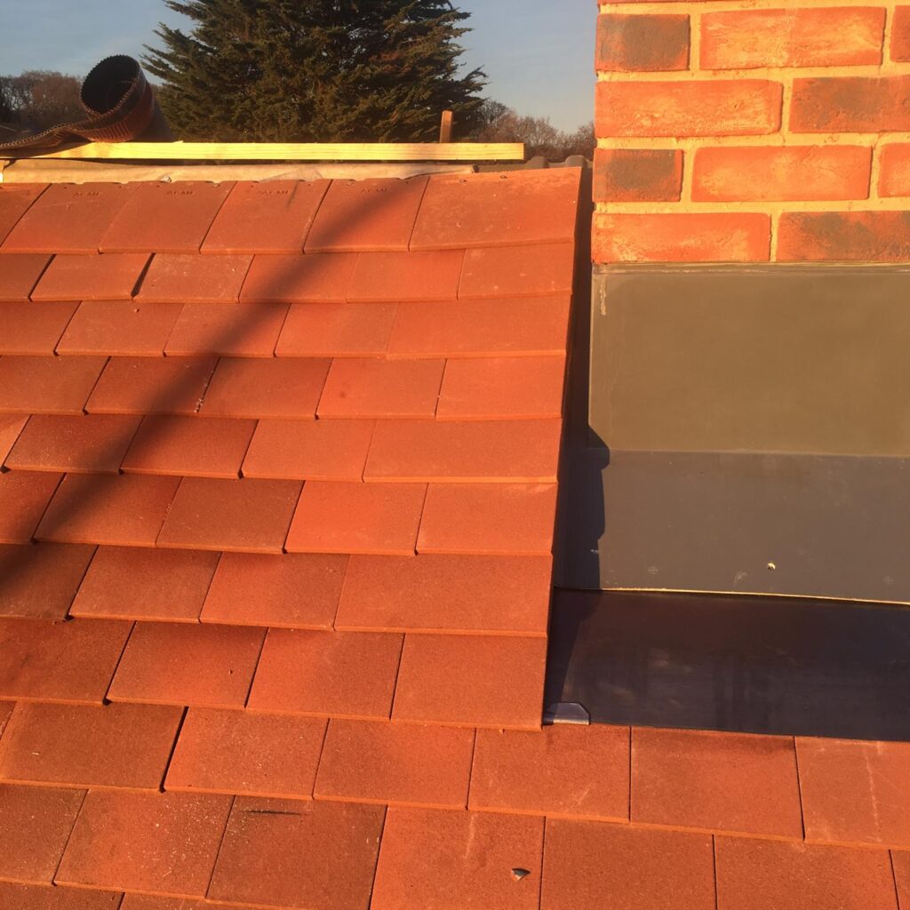 Roofing work