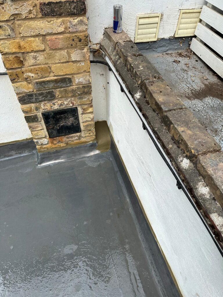 Flat Roof GRP finish