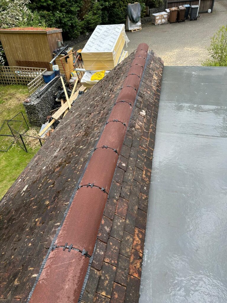Flat Roof GRP finish