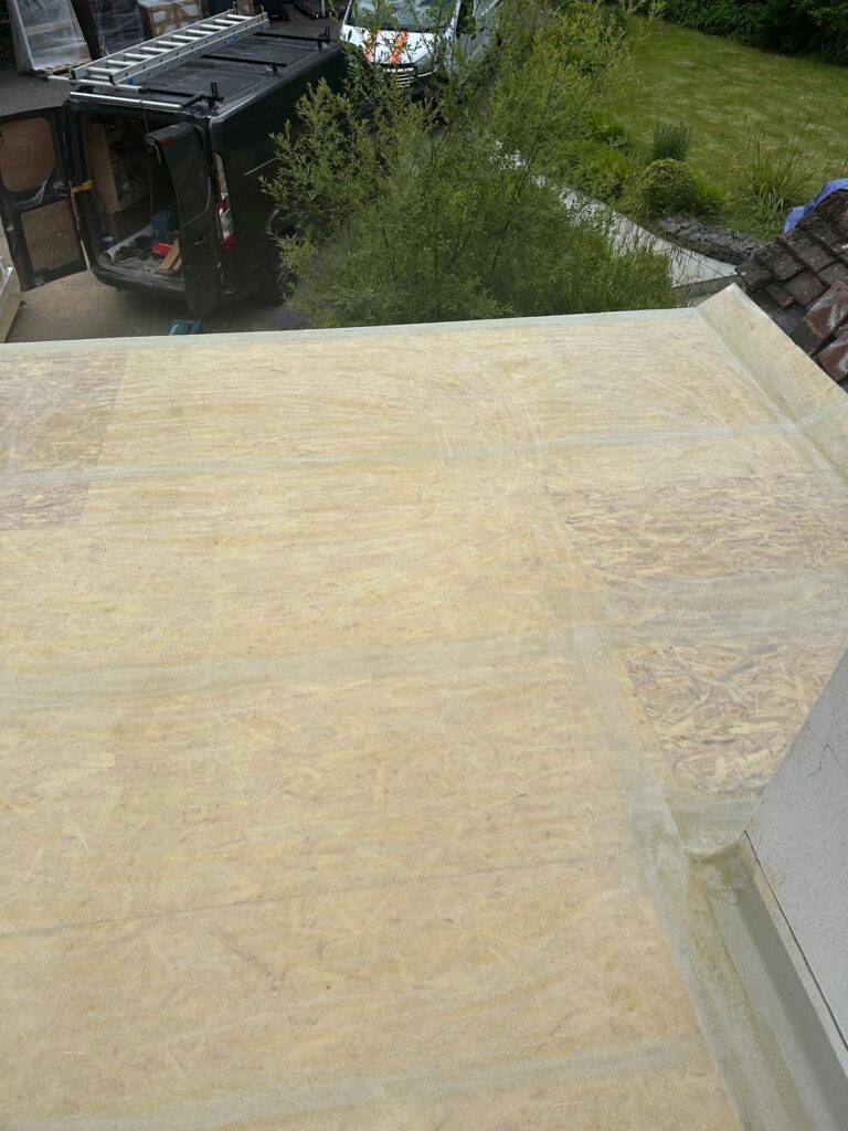 Flat Roof GRP finish