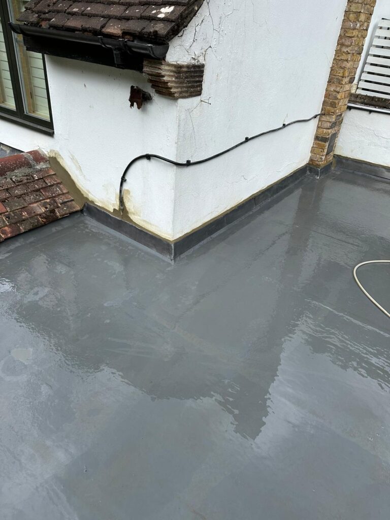Flat Roof GRP finish