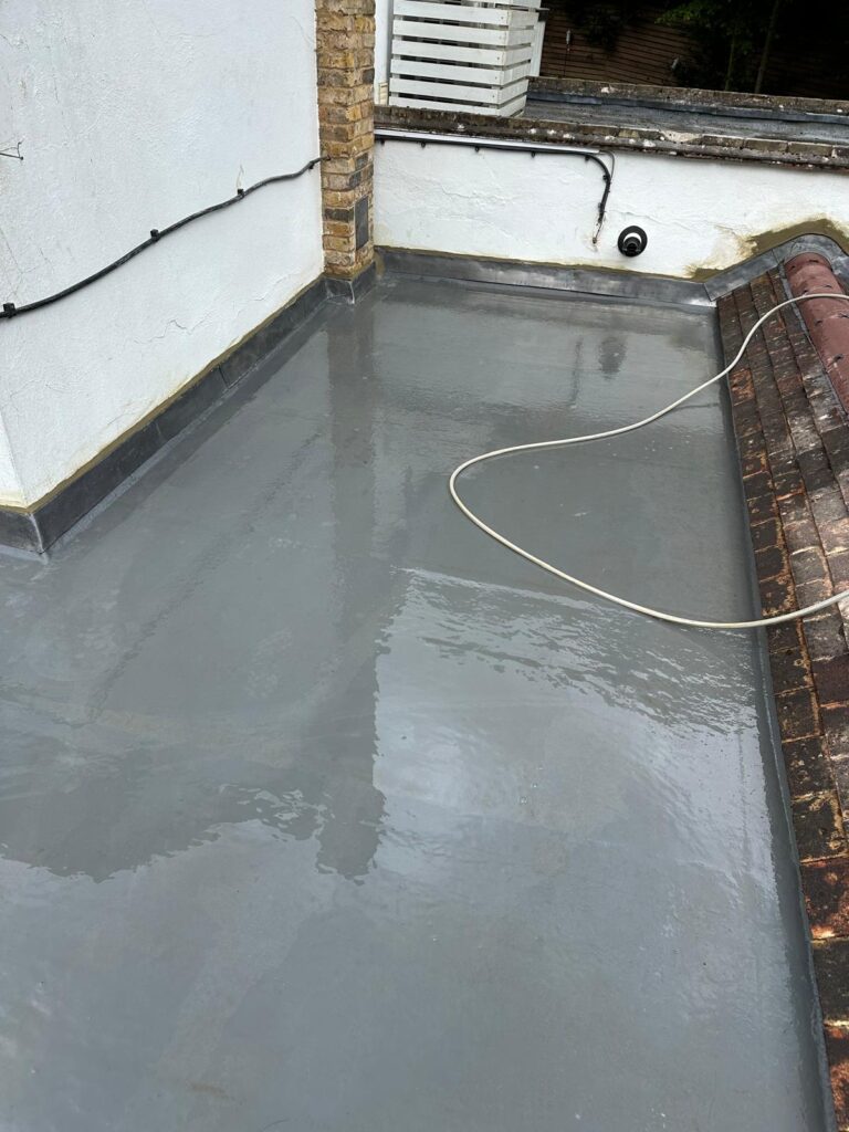 Flat Roof GRP finish
