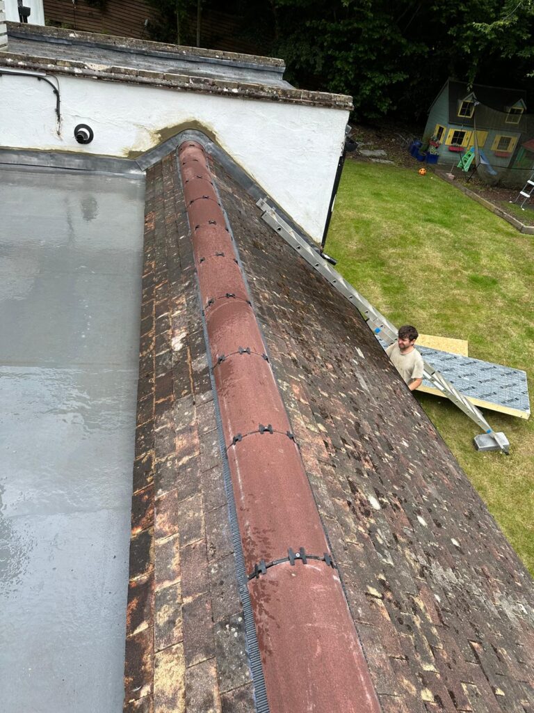 Flat Roof GRP finish