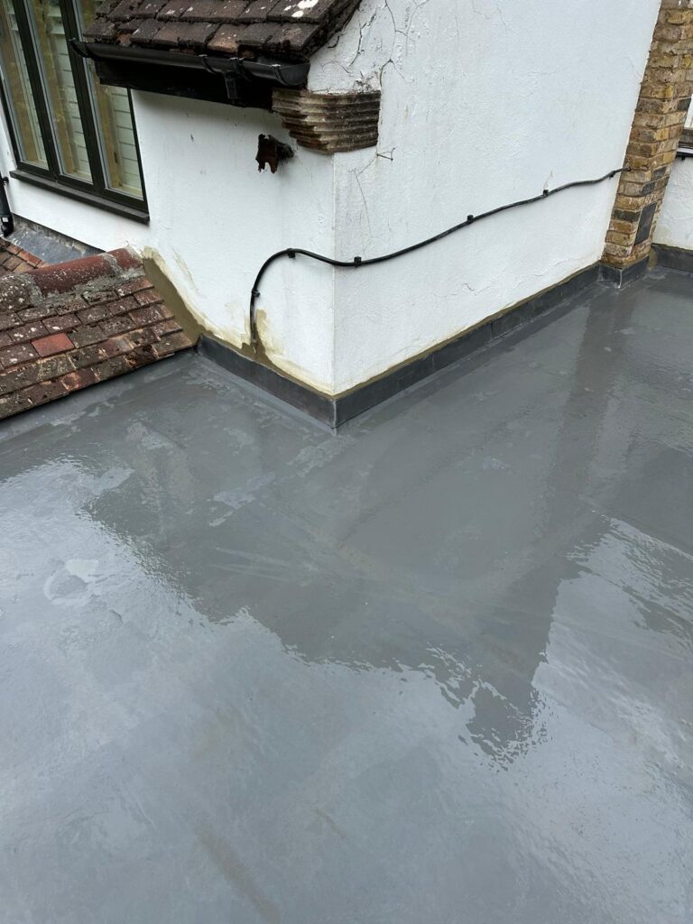 Flat Roof GRP finish