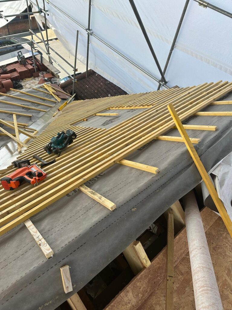 Loft roof completed at sw17