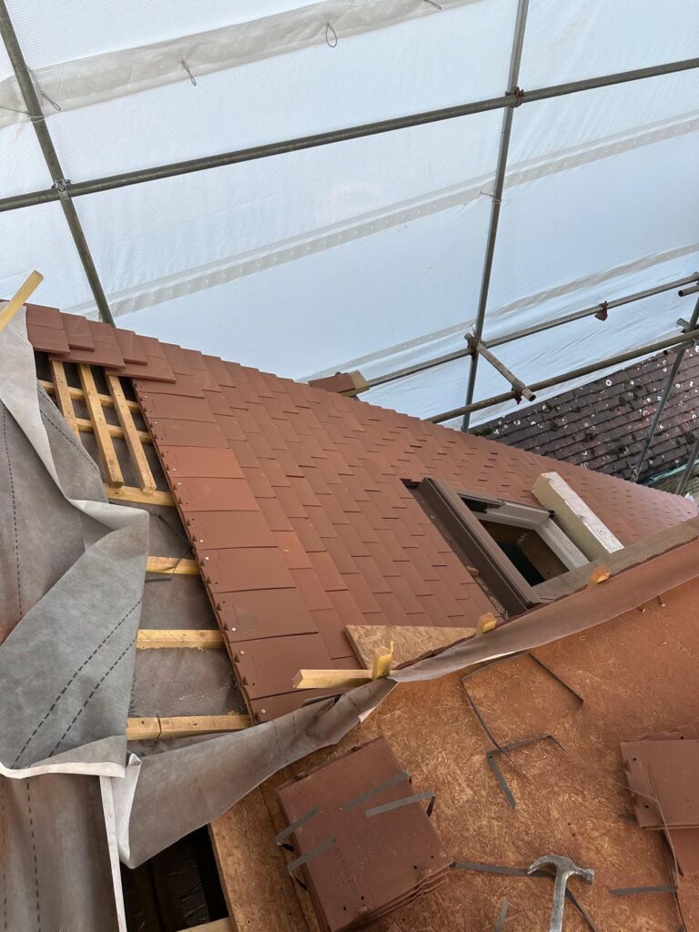 Loft roof completed at sw17