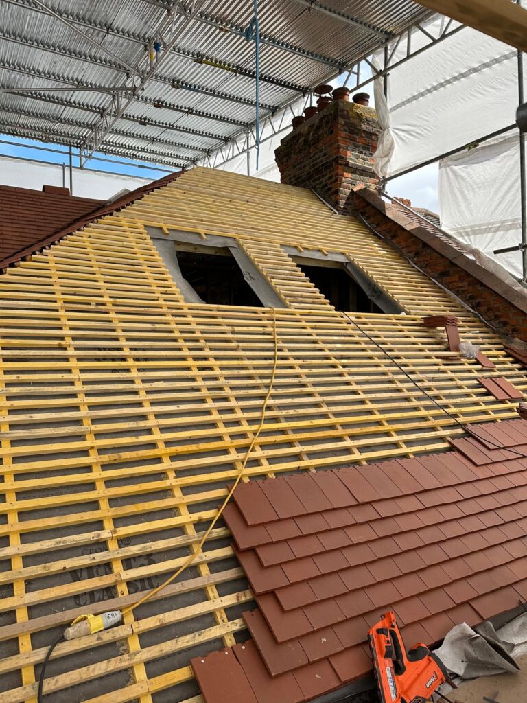 Loft roof completed at sw17