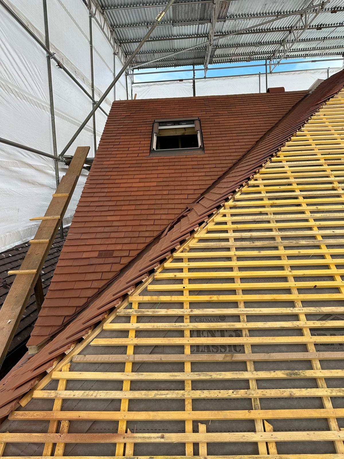 Loft roof completed at sw17