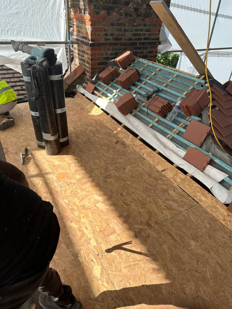 Loft roof completed at sw17