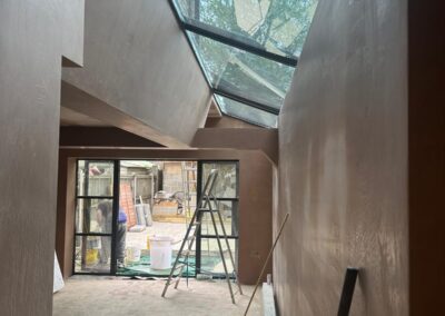 Plastering completed at Walthamstow